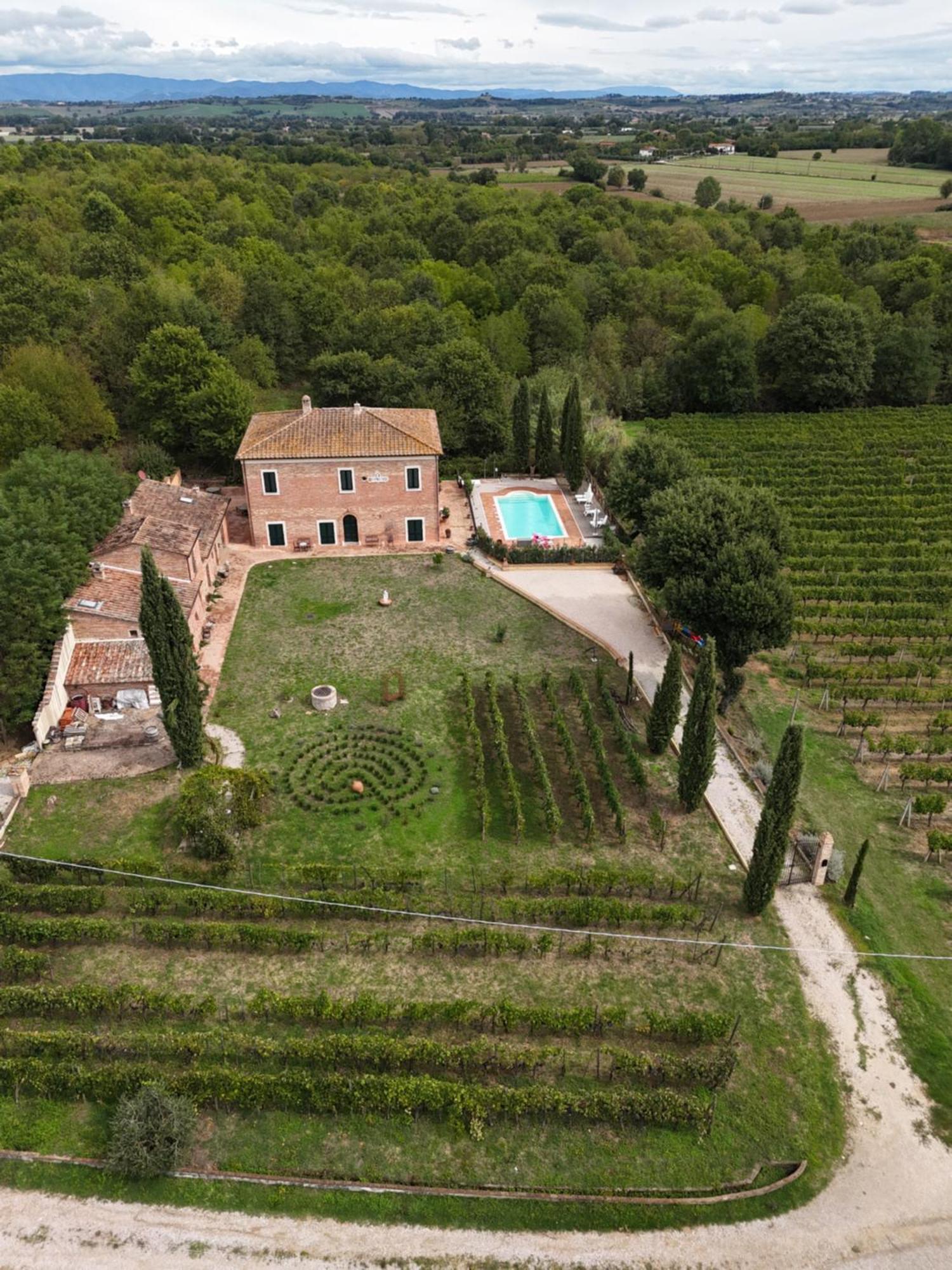 Ferienwohnung Fornace Del Conte Abbadia di Montepulciano Exterior foto